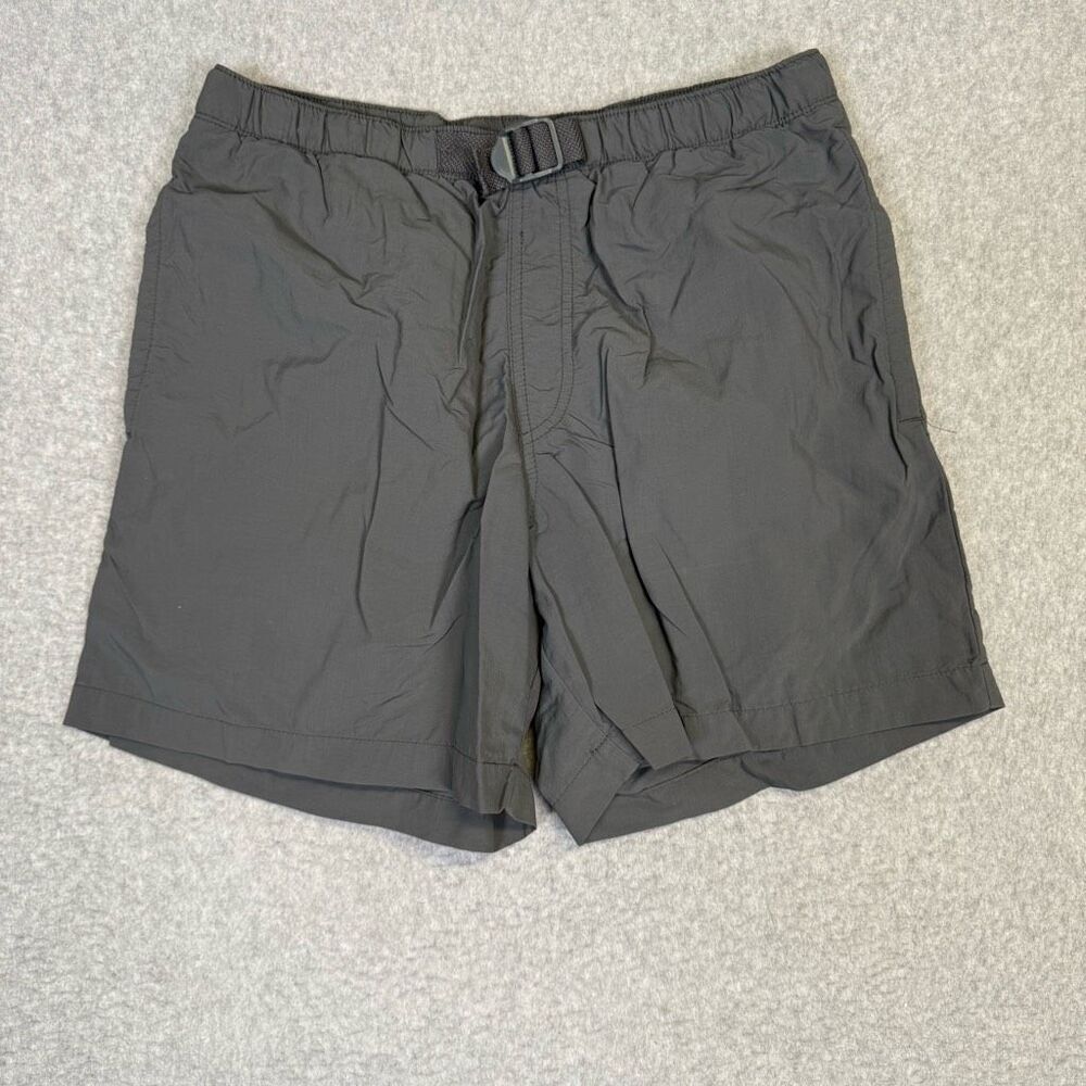 Columbia Women's Size 6 Small Grey Nylon Athletic Fit Shorts Outdoors 6" Inseam